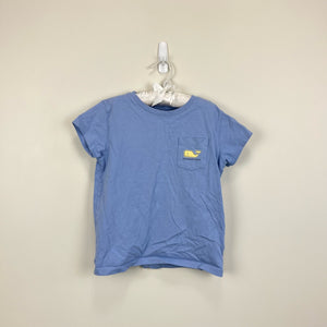 Vineyard Vines Girls Whale Pocket Tee XS 5-6