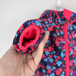 Load image into Gallery viewer, The North Face Girls Reversible Perrito Jacket Pink Floral 0-3 Months
