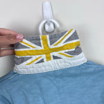 Load image into Gallery viewer, Mini Boden Applique Star Rugby Shirt Blue 8-9
