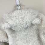 Load image into Gallery viewer, Patagonia Baby Furry Friends Fleece Hoody Birch White 3-6 Months
