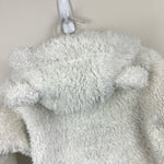 Load image into Gallery viewer, Patagonia Baby Furry Friends Fleece Hoody Birch White 3-6 Months
