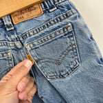 Load image into Gallery viewer, Vintage Levi's 566 Loose Fit Orange Tab Jeans 2T
