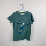 Load image into Gallery viewer, Tea Collection Short Sleeve Green Underwater Graphic T-Shirt 8
