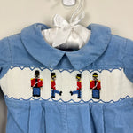 Load image into Gallery viewer, Vintage Betti Terell Smocked Toy Soldier Coverall 6 Months
