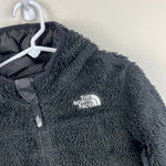 Load image into Gallery viewer, The North Face Reversible Mount Chimbo Full-Zip Hooded Jacket Blue Black 4T
