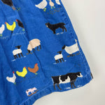 Load image into Gallery viewer, Mini Boden Blue Corduroy Farm Pinnie Dress 12-18 Months
