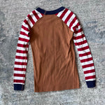 Load image into Gallery viewer, Hanna Andersson Reindeer Long John Pajamas 130 cm 8
