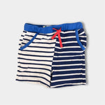 Load image into Gallery viewer, Mini Baby Boden Blue Stripe Jersey Shorts 12-18 Months
