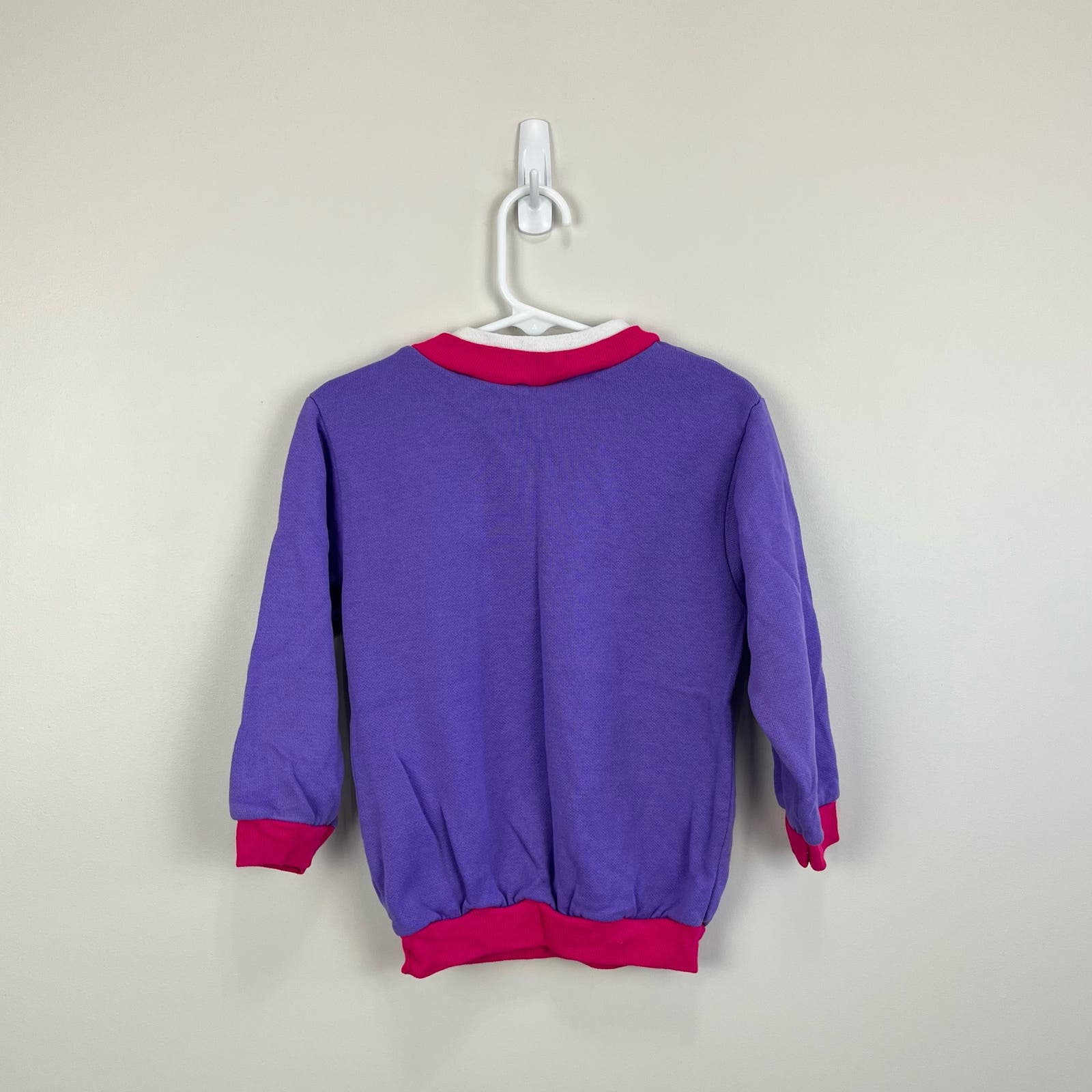 Vintage Stepping Stones Purple Teddy Bear Sweatshirt