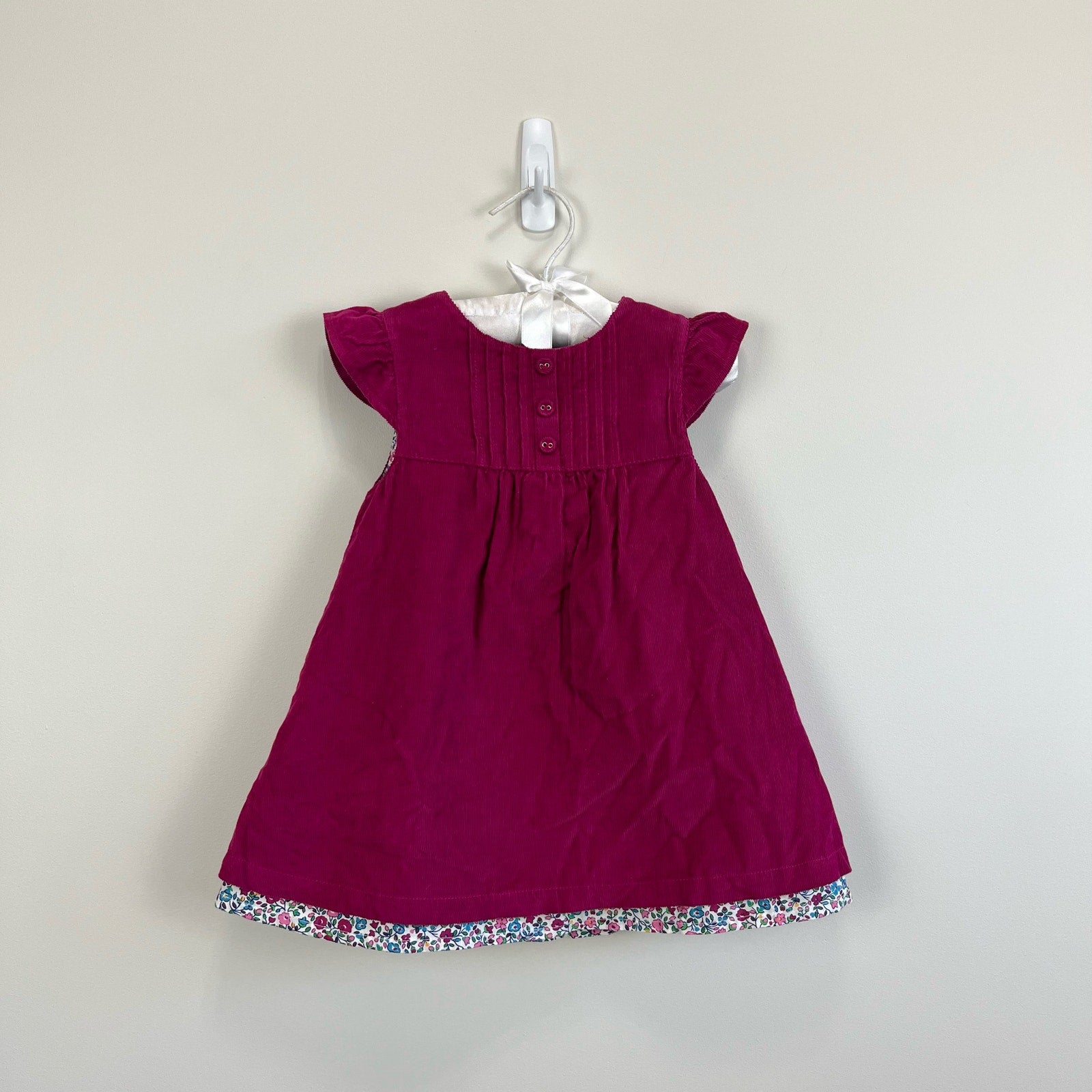 JoJo Maman Bebe Pretty Cord Dress 6-12 Months NWT