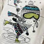 Load image into Gallery viewer, Hanna Andersson Long Sleeve Ice Skating Tee 120 cm 6-7
