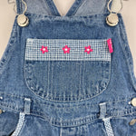 Load image into Gallery viewer, Vintage Canyon River Blues Flower Denim Shortalls 4T
