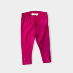 Load image into Gallery viewer, JoJo Maman Bebe Raspberry Pink Leggings 6-12 Months NWOT
