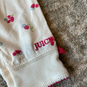 Juicy Couture Ruffle Flower Pajamas 6-9 Months