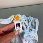 Load image into Gallery viewer, Vintage Carter's Blue Beach Overalls 9 Months USA
