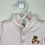 Load image into Gallery viewer, Ralph Lauren Baby Long-Sleeve Polo Bear Footie Coverall 6 Months NWOT
