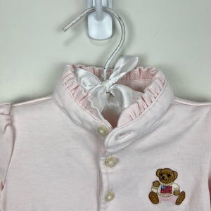 Ralph Lauren Baby Long-Sleeve Polo Bear Footie Coverall 6 Months NWOT