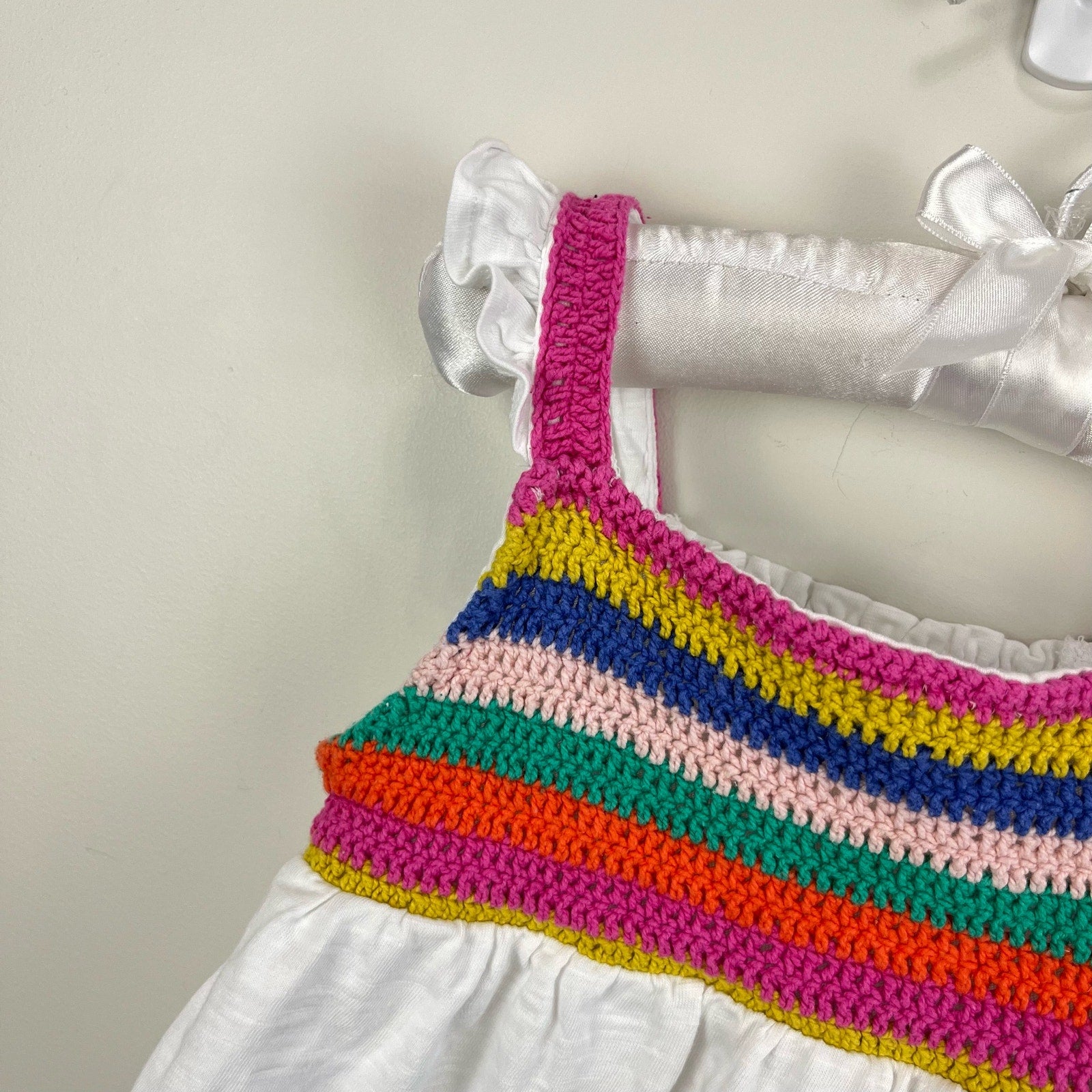 Mini Boden Crochet Tank Top 3-4 Years