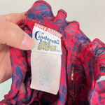 Load image into Gallery viewer, Vintage Cinderella Red Navy Ruffle Plaid Dress USSA
