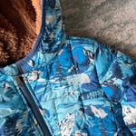 Load image into Gallery viewer, The North Face Thermoball Eco Bunting One Piece Snow Suit Shady Blue 18-24 Months NWOT
