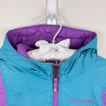 Load image into Gallery viewer, Columbia Girls Reversible Double Flake II Snow Jacket 2T
