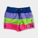 Load image into Gallery viewer, Vineyard Vines Boys Chappy Swim Trunks Neon Dots 4T
