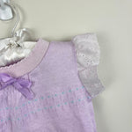 Load image into Gallery viewer, Vintage Healthtex Purple Pointelle T-Shirt 24 Months USA
