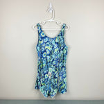 Load image into Gallery viewer, Lilly Pulitzer Girls Bala Romper Indigo Sunset Swim L 8-10
