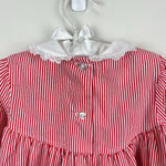 Load image into Gallery viewer, Vintage Winnie the Pooh Red White Striped Pinafore Dress 3T USA
