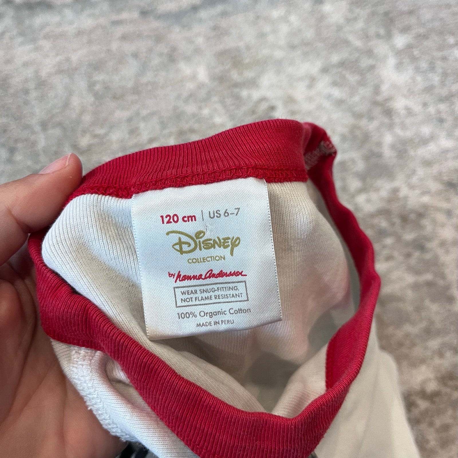 Hanna Andersson Long John Pajamas Mickey Mouse 120 cm 6-7