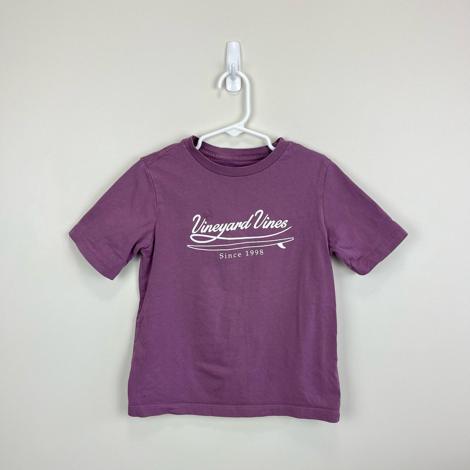 Vineyard Vines Short Sleeve Plum Purple Tee 5T