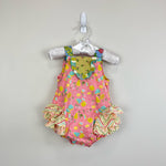 Load image into Gallery viewer, Matilda Jane Little Lemon Ruffle Bubble Romper 6 Months
