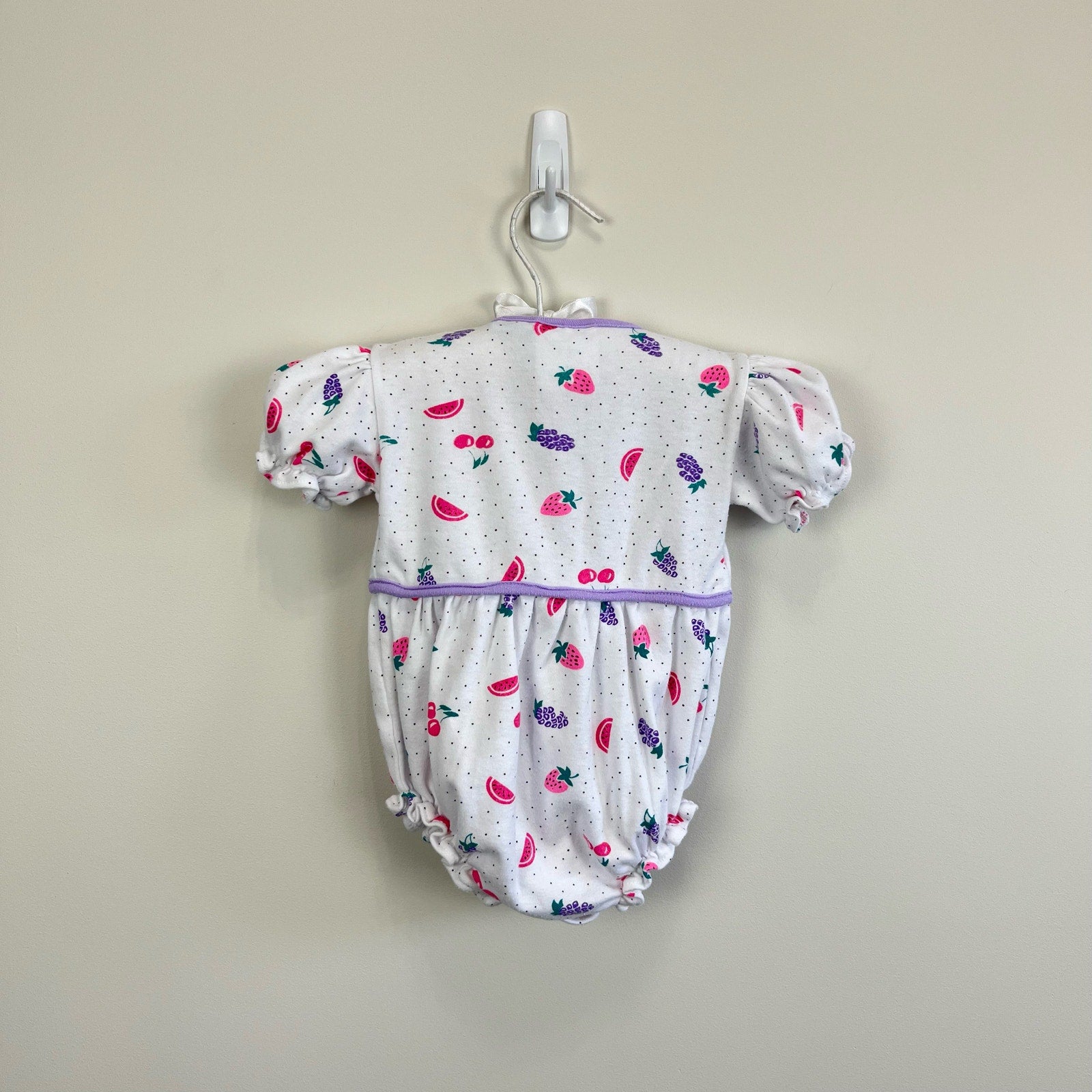 Vintage Baby Kisses Fruit Romper 3-6 Months