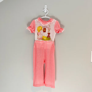 Vintage Carter's Pink Call Me Pajama Set 2T