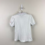 Load image into Gallery viewer, Vintage OshKosh B'gosh Short Sleeve White Flower Top 4T USA

