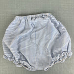 Load image into Gallery viewer, Vintage Tiny Tots Original Seersucker Ruffle Dress Set 4T
