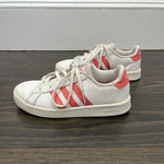 Load image into Gallery viewer, Adidas Girls Grand Court Sneakers Pink White 13
