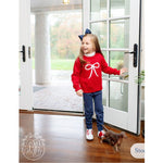 Load image into Gallery viewer, TBBC Tatum's Turtleneck Bodysuit Richmond Red Mico Dot 12-18 Months
