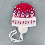 Load image into Gallery viewer, Vintage Knit Snowman Hat NWT
