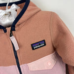 Load image into Gallery viewer, Patagonia Baby Micro D Snap-T Hooded Fleece Jacket Mallow Pink 6-12 Months
