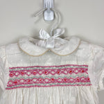 Load image into Gallery viewer, Mini Boden Smocked White Eyelet Dress 3-6 Months
