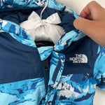 Load image into Gallery viewer, The North Face Baby Freedom Snow Suit Blue Snow Peak Mountains 6-12 Months

