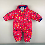 Load image into Gallery viewer, Columbia Snuggly Bunny Bunting Down Snow Suit Woodland Friends 12 Months
