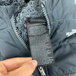 Load image into Gallery viewer, The North Face Baby Reversible Mount Chimbo Hooded Jacket Gray 6-12 Months
