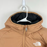 Load image into Gallery viewer, The North Face Boys' Reversible 600 Down Jacket Almond Butter Black XL 14/16
