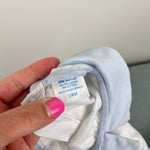 Load image into Gallery viewer, Vintage Rosey Kids Embroidered Blue White Outfit 24 Months
