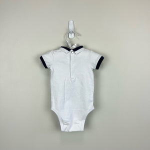 Jacadi Paris Striped Bubble Shortall Romper Set 3 Months