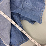 Load image into Gallery viewer, Vintage 90s Looney Tunes Tweety Bird Cheer Denim Jumper Dress 6 USA
