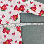 Load image into Gallery viewer, Vintage OshKosh B'gosh Waffle Knit Strawberry Outfit 12 Months
