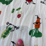 Load image into Gallery viewer, Hanna Andersson Strong Veggies Long John Pajamas 120 cm 6-7
